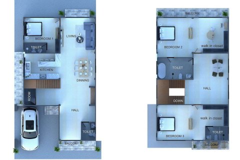 Casa de 3 dormitorios en Chiang Mai, Tailandia № 133459 - foto 5
