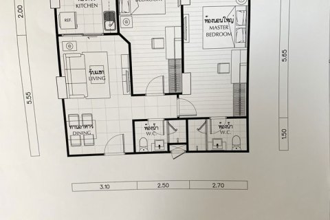 Condominio de 2 dormitorios en Chiang Mai, Tailandia № 162495 - foto 10