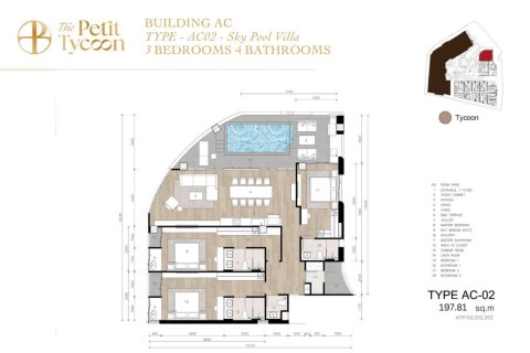 Condominio de 3 dormitorios en Bang Tao, Tailandia № 165225 - foto 16