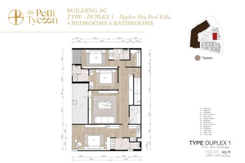 Eigentumswohnung in Bang Tao, Thailand, 5 Schlafzimmer  № 165223 - Foto 15
