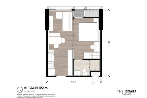 Condominio de 1 dormitorio en Sathon, Bangkok, Tailandia № 166386 - foto 9