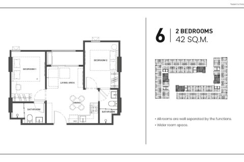 Condominio de 2 dormitorios en Bangkok, Tailandia № 166387 - foto 11