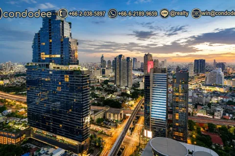 Condominio de 2 dormitorios en Sathon, Bangkok, Tailandia № 201428 - foto 10