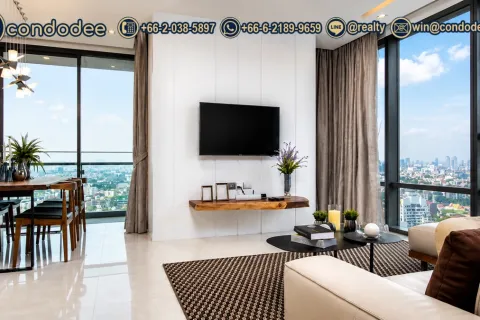 Condo in Sathon, Bangkok, Thailand, 2 bedrooms № 201428