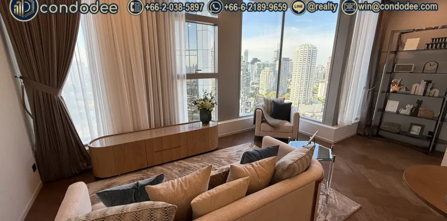 Condominio de 2 dormitorios en Watthana, Bangkok, Tailandia № 201381