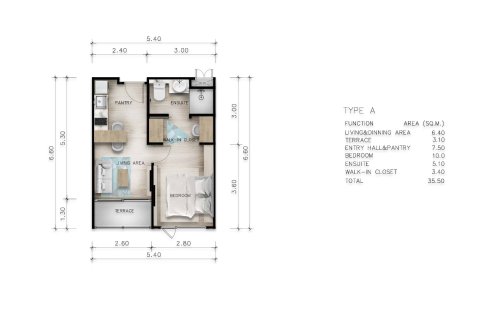 Condominio de 1 dormitorio en Rawai, Tailandia № 166810 - foto 19