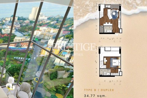 Condominio de 2 dormitorios en Pattaya, Tailandia № 209037 - foto 9