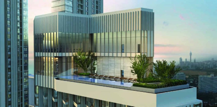 Condominio de 3 dormitorios en Jomtien Beach, Pattaya, Tailandia № 165022