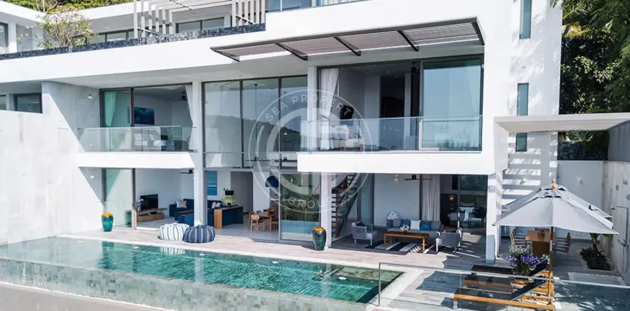 Chalet de 4 dormitorios en Naithon Beach, Tailandia № 190700