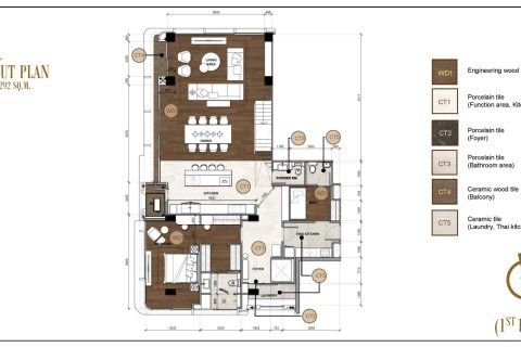 Condominio de 3 dormitorios en Bangkok, Tailandia № 165410 - foto 9