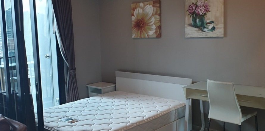 Estudio en el condominio en Huai Khwang, Bangkok, Tailandia № 154049