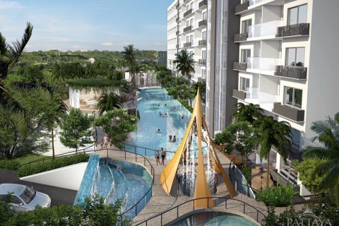 Condominio de 1 dormitorio en Jomtien Beach, Pattaya, Tailandia № 204067 - foto 4
