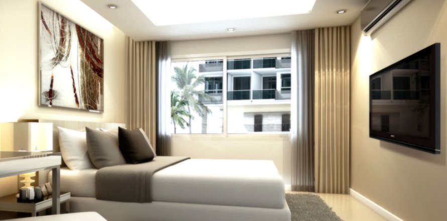 Condominio de 1 dormitorio en Jomtien Beach, Pattaya, Tailandia № 204067