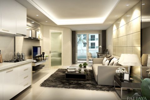 Condominio de 1 dormitorio en Jomtien Beach, Pattaya, Tailandia № 204067 - foto 2