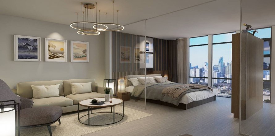 Apartamento de 1 dormitorio en Krungthep Wellness Residence, Bangkok, Tailandia № 133514
