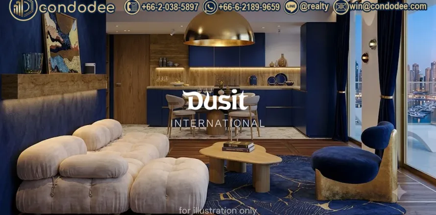 Condominio de 2 dormitorios en Bangkok, Tailandia № 201882