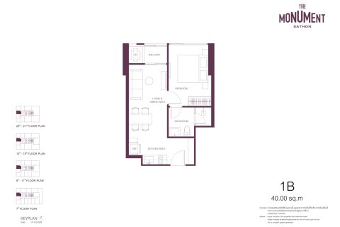 Condo in Sathon, Bangkok, Thailand, 3 bedrooms № 222381 - photo 21