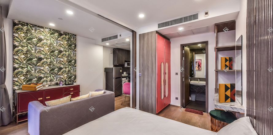 Condominio de 1 dormitorio en Bangkok, Tailandia № 188823