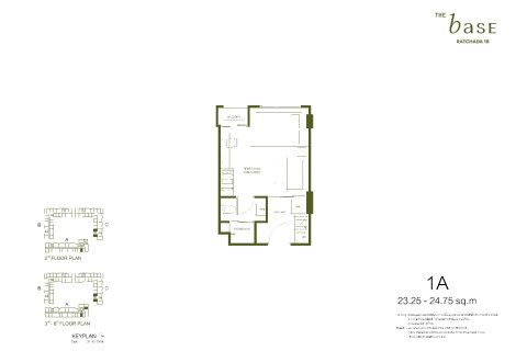 Condominio de 1 dormitorio en Lat Phrao, Bangkok, Tailandia № 203596 - foto 12