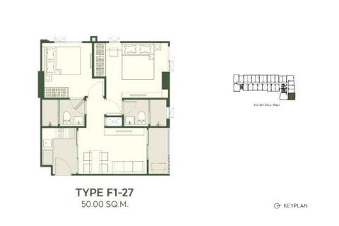 Condominio de 2 dormitorios en Phaya Thai, Bangkok, Tailandia № 170089 - foto 12