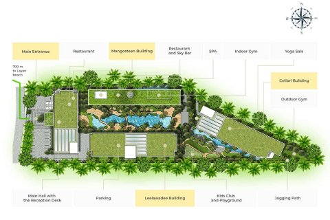 Condominio de 2 dormitorios en Bang Tao, Tailandia № 170087 - foto 19