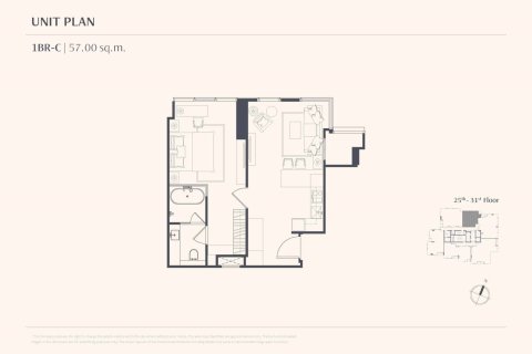 Condominio de 1 dormitorio en Bangkok, Tailandia № 166049 - foto 8