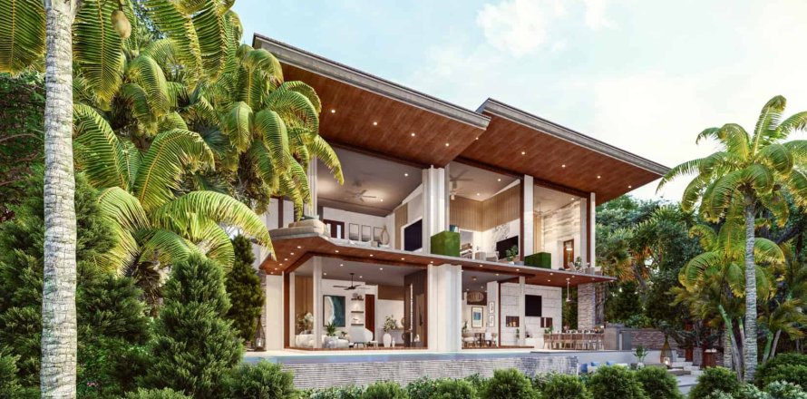 Chalet de 3 dormitorios en Mai Khao, Tailandia № 166054