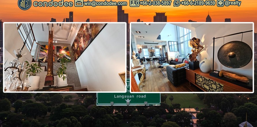 Condo à Bangkok, Thaïlande, 3 chambres  № 201199
