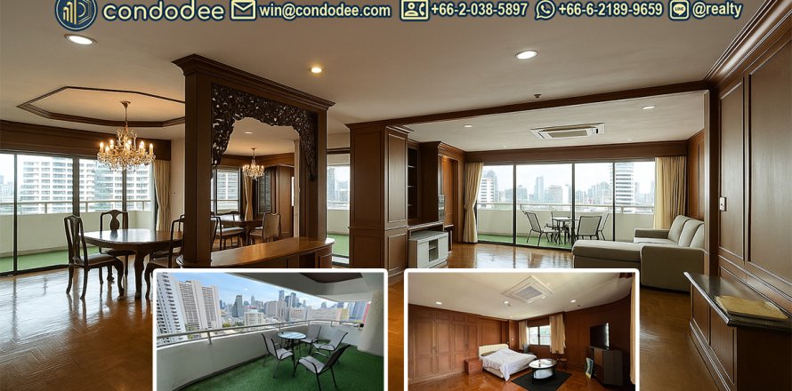 Eigentumswohnung in Khlong Toei, Bangkok, Thailand, 3 Schlafzimmer  № 201202