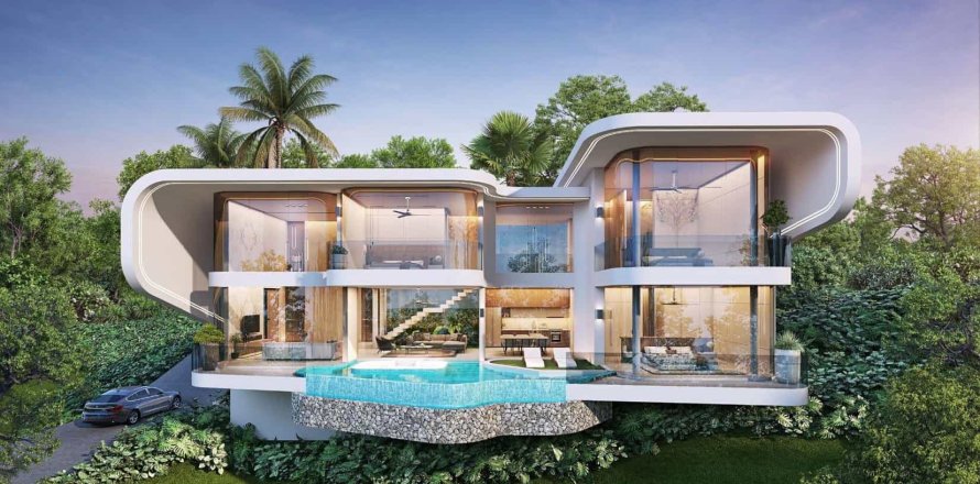Chalet de 3 dormitorios en Ko Samui, Tailandia № 166090