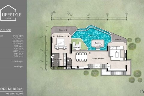 Chalet de 3 dormitorios en Ko Samui, Tailandia № 166090 - foto 11