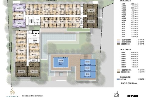 Condo on Layan Beach, Thailand, 2 bedrooms  № 166731 - photo 11