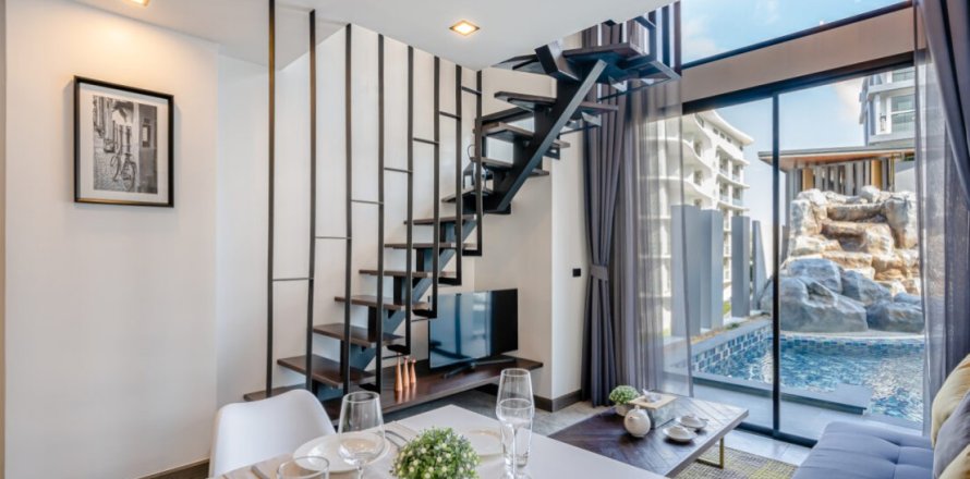 Apartamento de 2 habitaciones en Pattaya, Tailandia № 176574