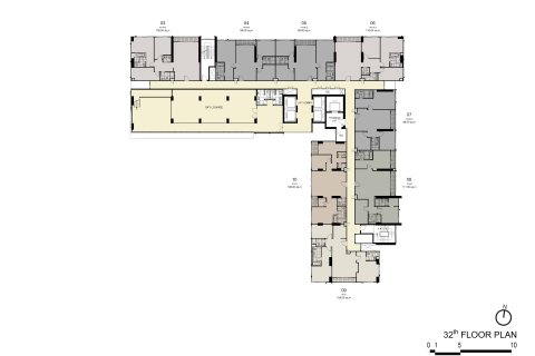 Eigentumswohnung in Bangkok, Thailand, 3 Schlafzimmer № 165296 - Foto 10