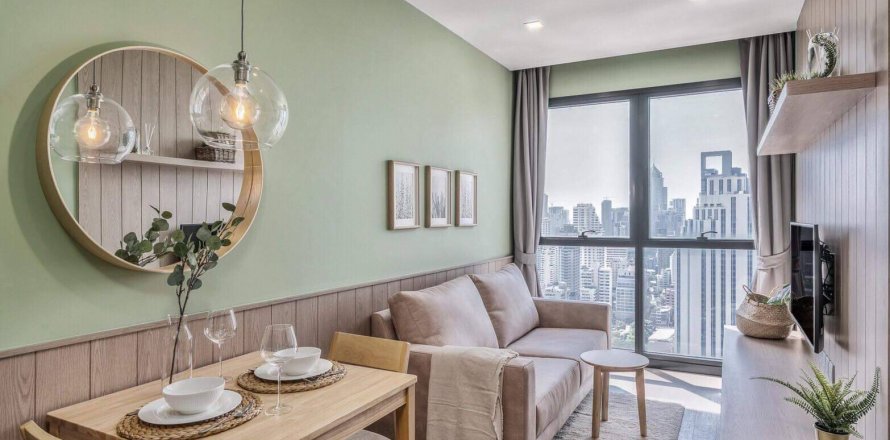 Condominio de 1 dormitorio en Bangkok, Tailandia № 66779