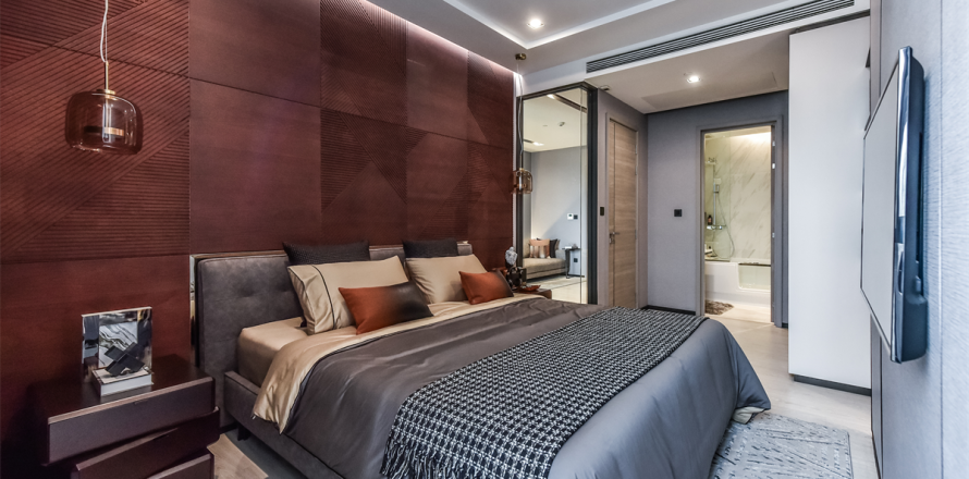Condominio de 1 dormitorio en Bangkok, Tailandia № 186101