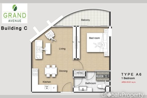 Sobre plano GRAND AVENUE RESIDENCE en Pattaya, Tailandia № 25455 - foto 8
