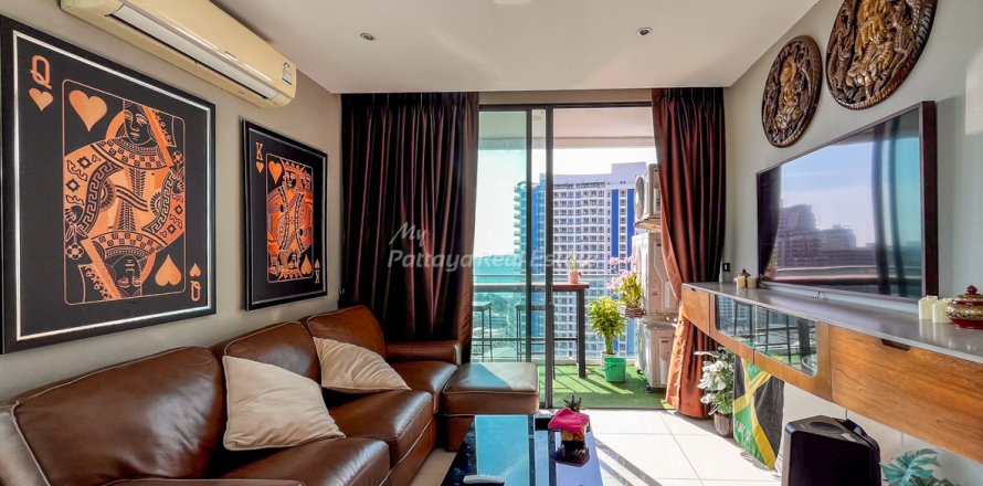 Condo à Bang Lamung, Thaïlande, 2 chambres № 162289