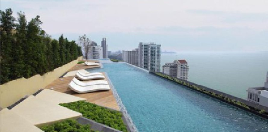 Apartamento de 1 dormitorio en Pattaya, Tailandia № 202971