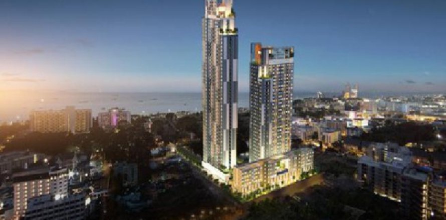 Apartamento de 2 dormitorios en Pattaya, Tailandia № 202969