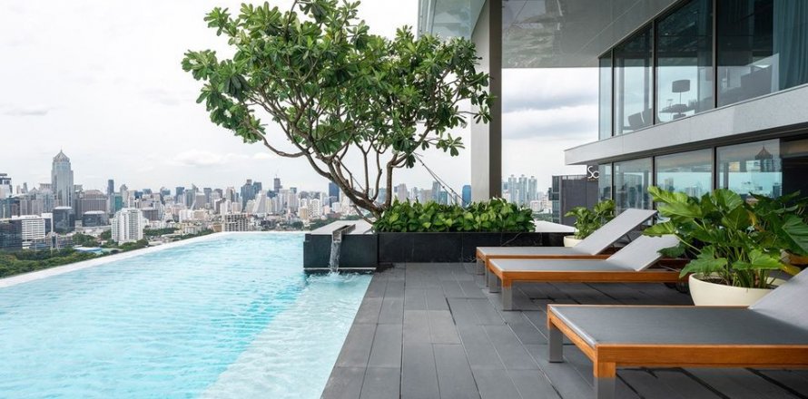 Condominio de 1 dormitorio en Bangkok, Tailandia № 66387