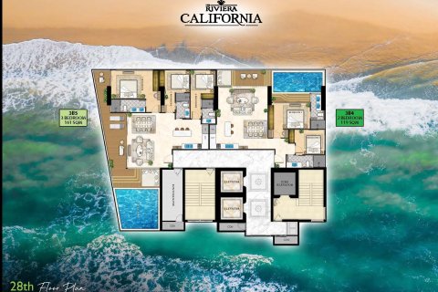 Condominio de 3 dormitorios en Pattaya, Tailandia № 165134 - foto 16
