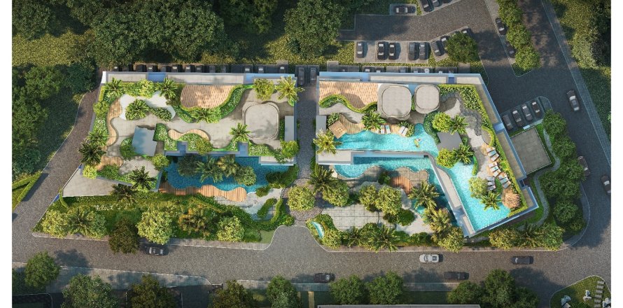 Condo sur Naithon Beach, Thaïlande, 1 chambre  № 165285