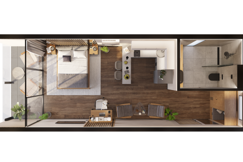 Chalet de 1 dormitorio en Koh Pha Ngan, Tailandia № 203563 - foto 10