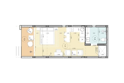 Chalet de 1 dormitorio en Koh Pha Ngan, Tailandia № 203563 - foto 11