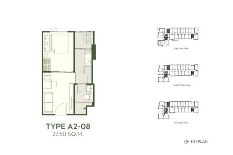Condominio de 1 dormitorio en Phaya Thai, Bangkok, Tailandia № 203561 - foto 11