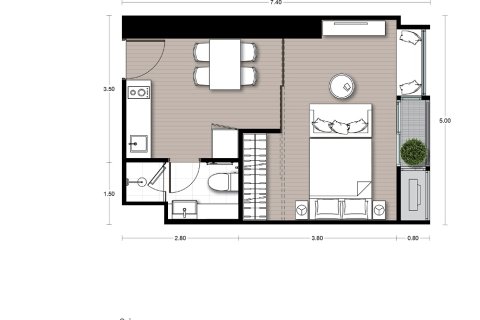 Condo in Watthana, Bangkok, Thailand, 1 bedroom № 200873 - photo 2