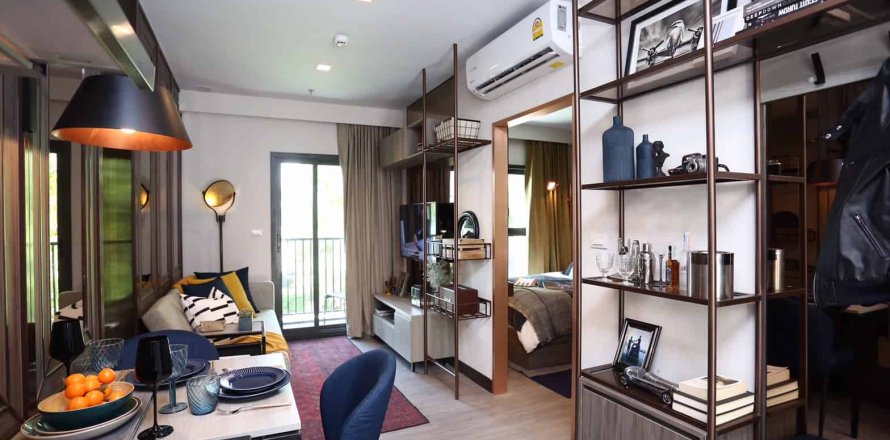 Condominio de 1 dormitorio en Bangkok, Tailandia № 166599