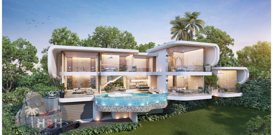 Chalet de 3 dormitorios en Ko Samui, Tailandia № 179990