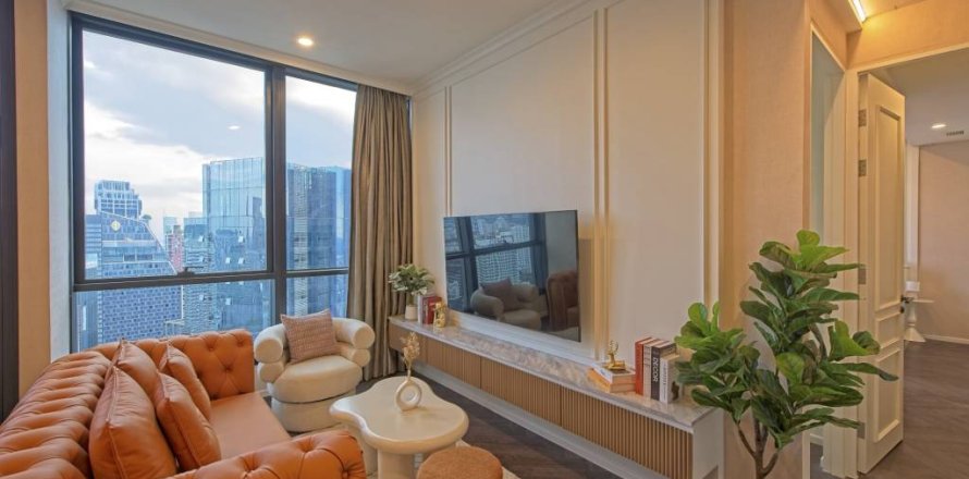 Condominio de 2 dormitorios en Khlong Toei, Bangkok, Tailandia № 156824